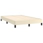 vidaXL Bettgestell Creme 120x200 cm Kunstleder vidaXL Bettgestell Creme 120x200 cm Kunstleder
