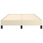 vidaXL Bettgestell Creme 120x200 cm Kunstleder vidaXL Bettgestell Creme 120x200 cm Kunstleder