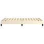 vidaXL Bettgestell Creme 120x200 cm Kunstleder vidaXL Bettgestell Creme 120x200 cm Kunstleder
