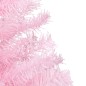 Künstlicher Weihnachtsbaum mit LEDs & Kugeln Rosa 150 cm PVC Künstlicher Weihnachtsbaum mit LEDs & Kugeln Rosa 150 cm PVC