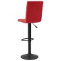 vidaXL Barhocker Weinrot Samt vidaXL Barhocker Weinrot Samt