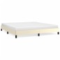 vidaXL Bettgestell Creme 180x200 cm Kunstleder vidaXL Bettgestell Creme 180x200 cm Kunstleder