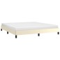 vidaXL Bettgestell Creme 180x200 cm Kunstleder vidaXL Bettgestell Creme 180x200 cm Kunstleder