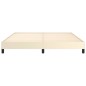 vidaXL Bettgestell Creme 180x200 cm Kunstleder vidaXL Bettgestell Creme 180x200 cm Kunstleder