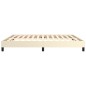 vidaXL Bettgestell Creme 180x200 cm Kunstleder vidaXL Bettgestell Creme 180x200 cm Kunstleder