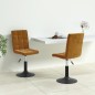 vidaXL Esszimmerstühle 2 Stk. Drehbar Braun Samt vidaXL Esszimmerstühle 2 Stk. Drehbar Braun Samt