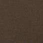 vidaXL Bettgestell ohne Matratze Dunkelbraun 100x200 cm Stoff vidaXL Bettgestell ohne Matratze Dunkelbraun 100x200 cm Stoff