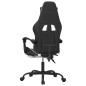 vidaXL Gaming-Stuhl mit Fußstütze Drehbar Schwarz & Weiß Kunstleder vidaXL Gaming-Stuhl mit Fußstütze Drehbar Schwarz & Weiß Kunstleder