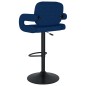 vidaXL Barhocker 2 Stk. Blau Stoff vidaXL Barhocker 2 Stk. Blau Stoff