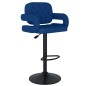 vidaXL Barhocker 2 Stk. Blau Stoff vidaXL Barhocker 2 Stk. Blau Stoff