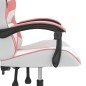 vidaXL Gaming-Stuhl Drehbar Weiß und Rosa Kunstleder vidaXL Gaming-Stuhl Drehbar Weiß und Rosa Kunstleder