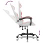 vidaXL Gaming-Stuhl Drehbar Weiß und Rosa Kunstleder vidaXL Gaming-Stuhl Drehbar Weiß und Rosa Kunstleder
