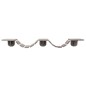 TRIXIE Wandmontierte Katzenkletterleiter 150 x 30 cm Taupe TRIXIE Wandmontierte Katzenkletterleiter 150 x 30 cm Taupe