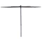 Madison Balkonschirm Sun Wave 270x150 cm Hellgrau Madison Balkonschirm Sun Wave 270x150 cm Hellgrau