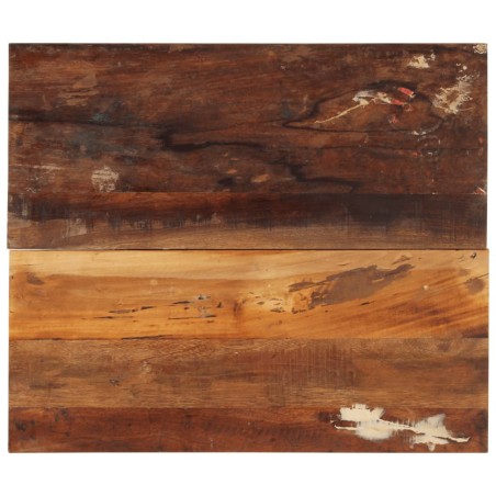vidaXL Tischplatte Rechteckig 60x70 cm 15-16 mm Altholz Massiv