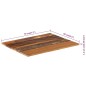 vidaXL Tischplatte Rechteckig 60x70 cm 15-16 mm Altholz Massiv vidaXL Tischplatte Rechteckig 60x70 cm 15-16 mm Altholz Massiv