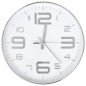 vidaXL Wanduhr 30 cm Silbern vidaXL Wanduhr 30 cm Silbern