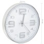 vidaXL Wanduhr 30 cm Silbern vidaXL Wanduhr 30 cm Silbern