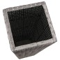 vidaXL Garten-Hochbeet 3-tlg. Poly Rattan Grau vidaXL Garten-Hochbeet 3-tlg. Poly Rattan Grau