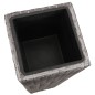 vidaXL Garten-Hochbeet 3-tlg. Poly Rattan Grau vidaXL Garten-Hochbeet 3-tlg. Poly Rattan Grau