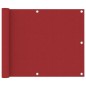 vidaXL Balkon-Sichtschutz Rot 75x400 cm Oxford-Gewebe vidaXL Balkon-Sichtschutz Rot 75x400 cm Oxford-Gewebe