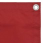 vidaXL Balkon-Sichtschutz Rot 75x400 cm Oxford-Gewebe vidaXL Balkon-Sichtschutz Rot 75x400 cm Oxford-Gewebe