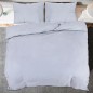 vidaXL Bettwäsche-Set Grau 135x200 cm Leichte Mikrofaser vidaXL Bettwäsche-Set Grau 135x200 cm Leichte Mikrofaser