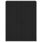 vidaXL Highboard Schwarz 69,5x34x180 cm Holzwerkstoff vidaXL Highboard Schwarz 69,5x34x180 cm Holzwerkstoff