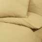 vidaXL Bettwäsche-Set Taupe 200x200 cm Leichte Mikrofaser vidaXL Bettwäsche-Set Taupe 200x200 cm Leichte Mikrofaser