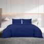 vidaXL Bettwäsche-Set Marineblau 140x200 cm Baumwolle vidaXL Bettwäsche-Set Marineblau 140x200 cm Baumwolle