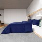 vidaXL Bettwäsche-Set Marineblau 140x200 cm Baumwolle vidaXL Bettwäsche-Set Marineblau 140x200 cm Baumwolle