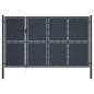vidaXL Gartentor Stahl 350 x 175 cm Anthrazit vidaXL Gartentor Stahl 350 x 175 cm Anthrazit