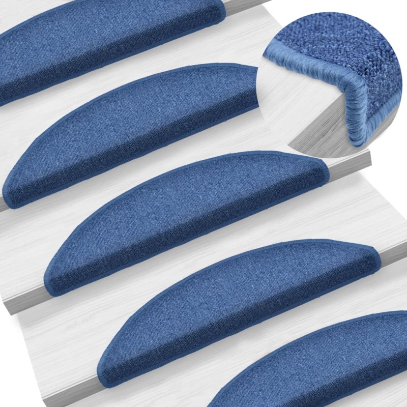 vidaXL Stufenmatten 10 Stk. 56x17x3 cm Blau vidaXL Stufenmatten 10 Stk. 56x17x3 cm Blau