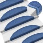 vidaXL Stufenmatten 10 Stk. 56x17x3 cm Blau vidaXL Stufenmatten 10 Stk. 56x17x3 cm Blau