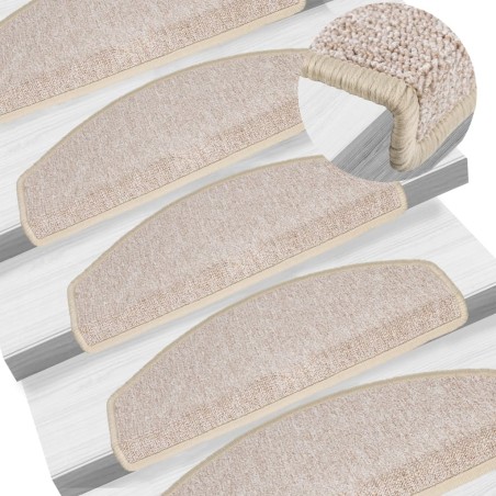 vidaXL Stufenmatten 10 Stk. 65x24x4 cm Taupe