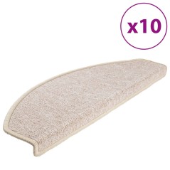 vidaXL Stufenmatten 10 Stk. 65x24x4 cm Taupe