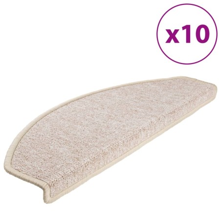 vidaXL Stufenmatten 10 Stk. 65x24x4 cm Taupe