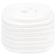vidaXL Bootsseil Weiß 20 mm 25 m Polypropylen