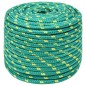 vidaXL Bootsseil Grün 14 mm 25 m Polypropylen vidaXL Bootsseil Grün 14 mm 25 m Polypropylen