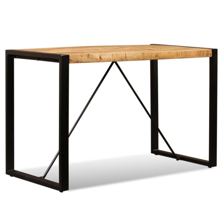 vidaXL Esstisch Raues Massives Mangoholz 120 cm          