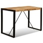 vidaXL Esstisch Raues Massives Mangoholz 120 cm vidaXL Esstisch Raues Massives Mangoholz 120 cm