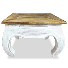 vidaXL Beistelltisch Massives Mahagoniholz 50x50x35 cm