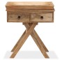 vidaXL Beistelltisch Mangoholz Massiv 65 x 40 x 76 cm vidaXL Beistelltisch Mangoholz Massiv 65 x 40 x 76 cm