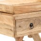 vidaXL Beistelltisch Mangoholz Massiv 65 x 40 x 76 cm vidaXL Beistelltisch Mangoholz Massiv 65 x 40 x 76 cm