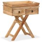 vidaXL Beistelltisch Mangoholz Massiv 65 x 40 x 76 cm vidaXL Beistelltisch Mangoholz Massiv 65 x 40 x 76 cm