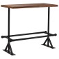 vidaXL Bartisch Altholz Massiv Dunkelbraun 120x60x107 cm vidaXL Bartisch Altholz Massiv Dunkelbraun 120x60x107 cm