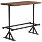 vidaXL Bartisch Altholz Massiv Dunkelbraun 120x60x107 cm vidaXL Bartisch Altholz Massiv Dunkelbraun 120x60x107 cm