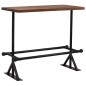 vidaXL Bartisch Altholz Massiv Dunkelbraun 120x60x107 cm vidaXL Bartisch Altholz Massiv Dunkelbraun 120x60x107 cm