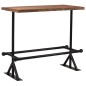 vidaXL Bartisch Altholz Massiv Dunkelbraun 120x60x107 cm vidaXL Bartisch Altholz Massiv Dunkelbraun 120x60x107 cm