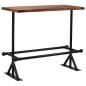 vidaXL Bartisch Altholz Massiv Dunkelbraun 120x60x107 cm vidaXL Bartisch Altholz Massiv Dunkelbraun 120x60x107 cm
